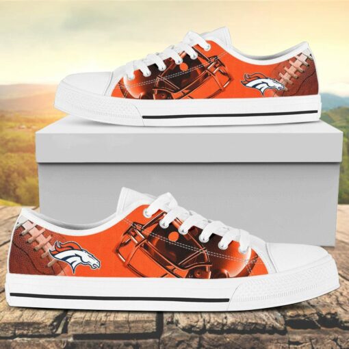Denver Broncos Canvas Low Top Shoes