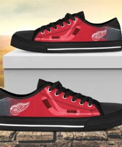 detroit red wings canvas low top shoes 1 zrecto