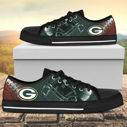 Green Bay Packers Canvas Low Top Shoes