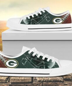green bay packers canvas low top shoes 3 loxcio