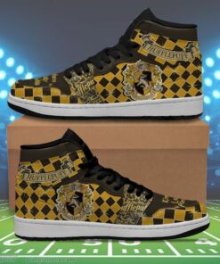 hufflepuff jordan 1 high sneaker boots harry potter sneakers for fans 3 pr343l