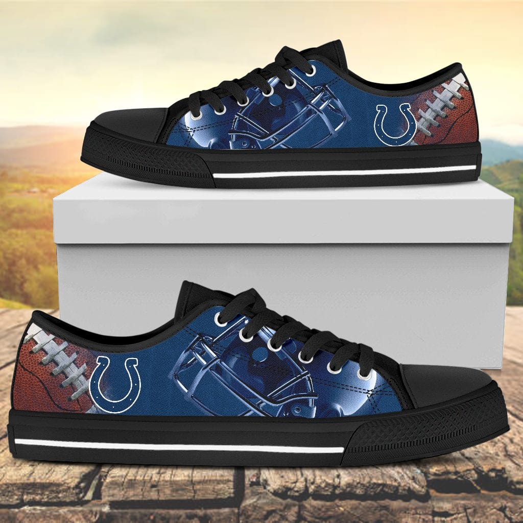Indianapolis Colts Canvas Low Top Shoes