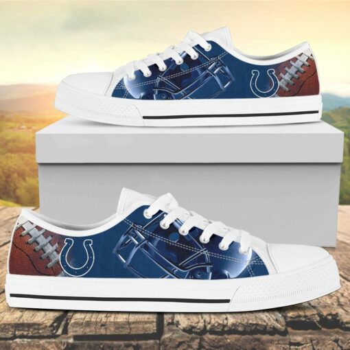 Indianapolis Colts Canvas Low Top Shoes