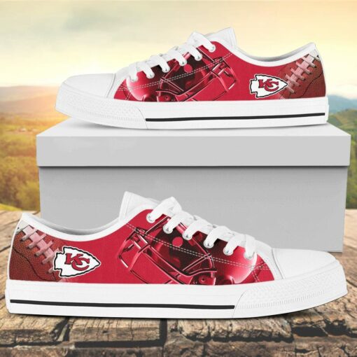 Kansas City Chiefs Canvas Low Top Shoes