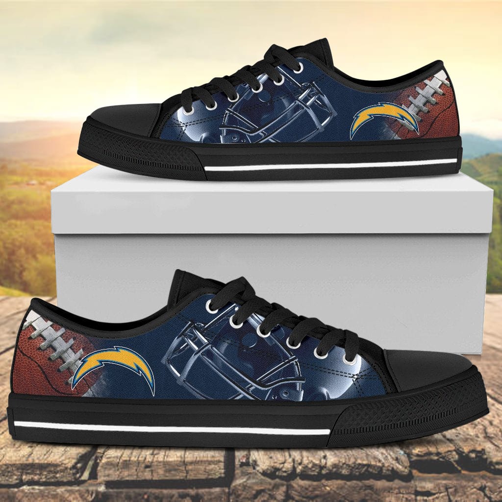 Los Angeles Chargers Canvas Low Top Shoes