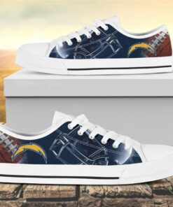 los angeles chargers canvas low top shoes 3 tjdr0k