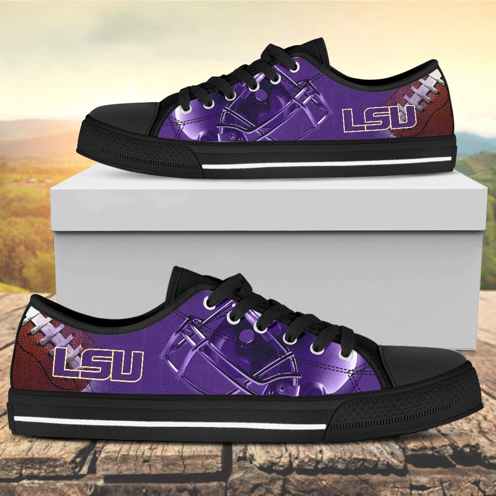 LSU Tigers Canvas Low Top Shoes