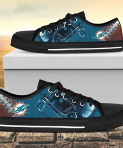 miami dolphins canvas low top shoes 1 gtljtt