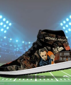 michael myers jordan 1 high sneaker boots horror fans sneakers 1 d83ay9