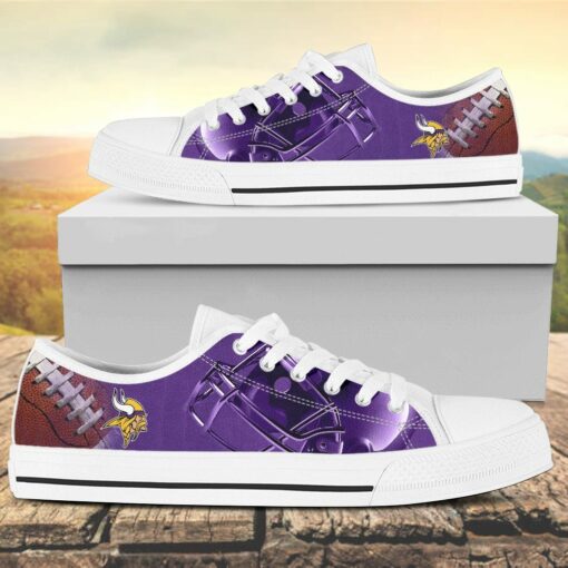 Minnesota Vikings Canvas Low Top Shoes
