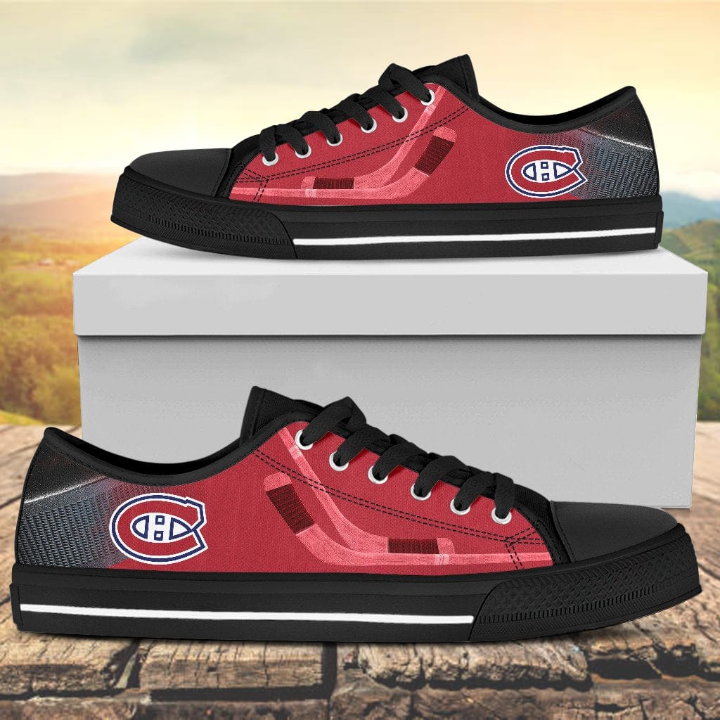 Montreal Canadiens Canvas Low Top Shoes