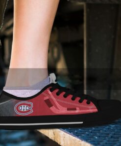 montreal canadiens canvas low top shoes 2 pwinob