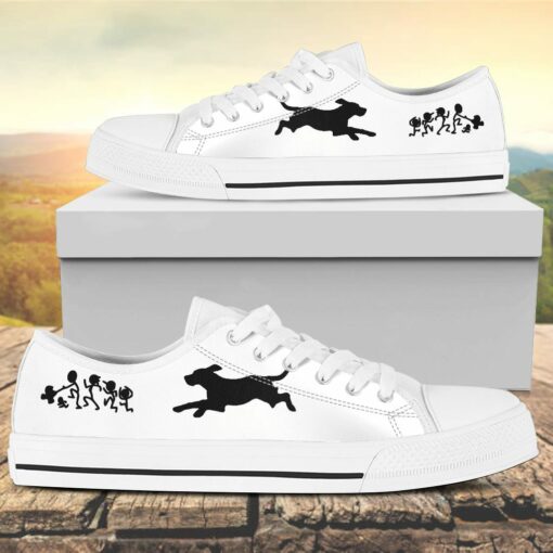 My Beagle Ate Your Stick Family Canvas Low Top Shoes
