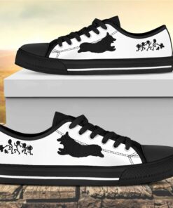 my corgi ate your stick family canvas low top shoes 2 ogbubt
