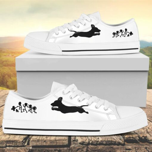 My Dachshund Ate Your Stick Family Canvas Low Top Shoes