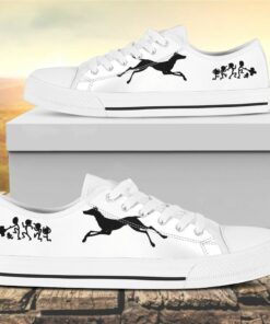 my doberman ate your stick family canvas low top shoes 1 eut7rd