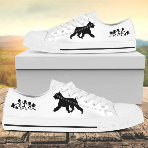 My Schnauzer Ate Your Stick Family Canvas Low Top Shoes