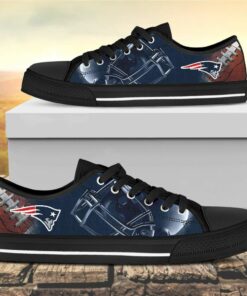 new england patriots canvas low top shoes 1 rnchrx