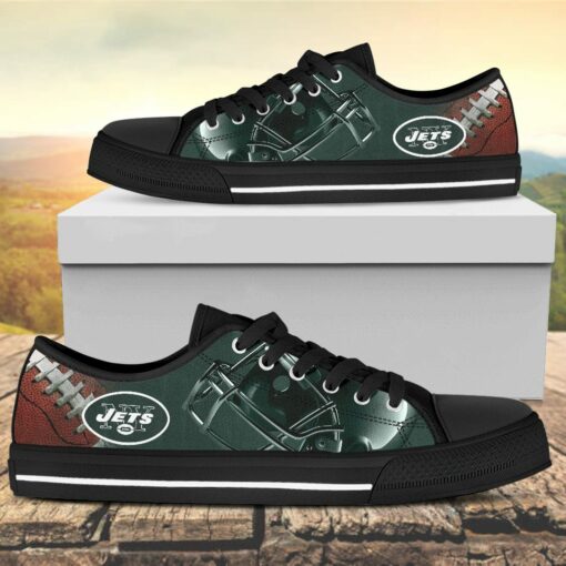 New York Jets Canvas Low Top Shoes