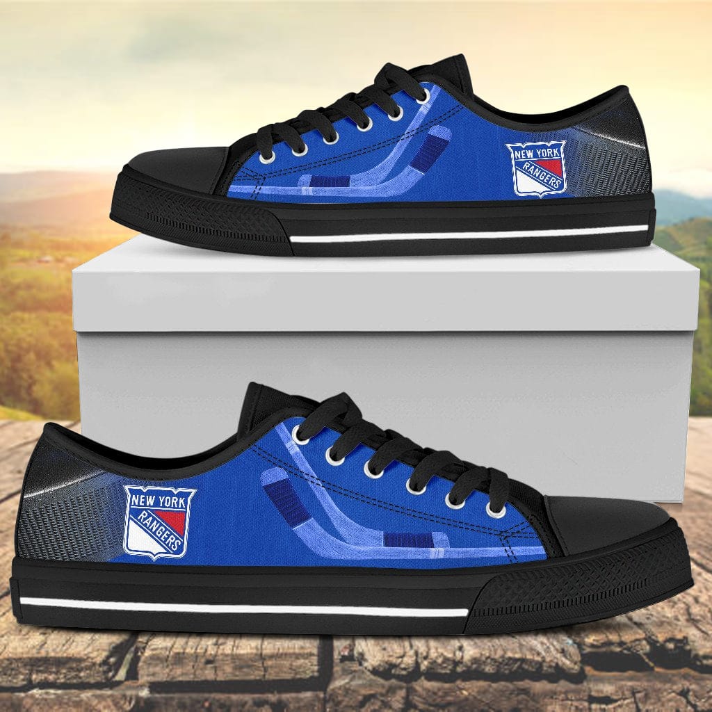 New York Rangers Canvas Low Top Shoes