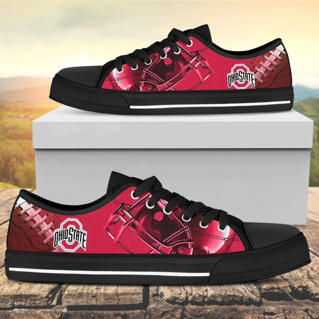 Ohio State Buckeyes Canvas Low Top Shoes