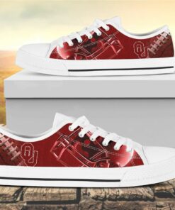 oklahoma sooners canvas low top shoes 3 xhugms