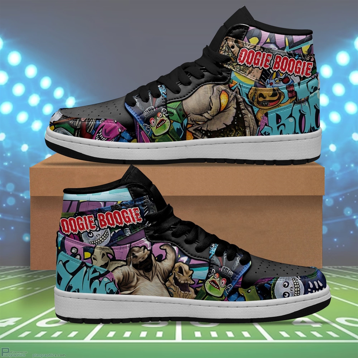 Oogie Boogie JD Sneakers Custom Shoes For Fans