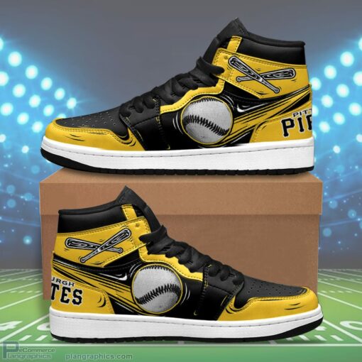 Pittsburgh Pirates Jordan 1 High Sneaker Boots