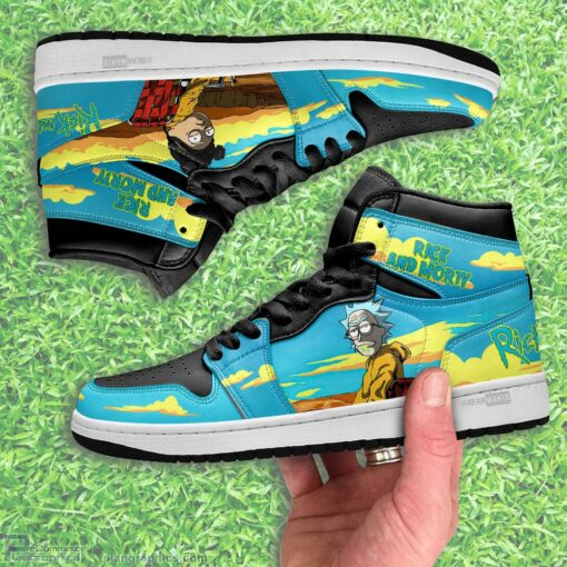 Rick and Morty Crossover Breaking Bad Air Jordan 1 Highs Sneakers Custom Shoes