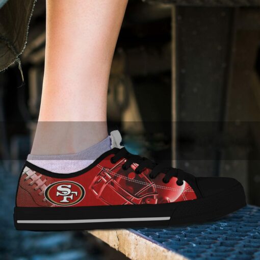 San Francisco 49ers Canvas Low Top Shoes