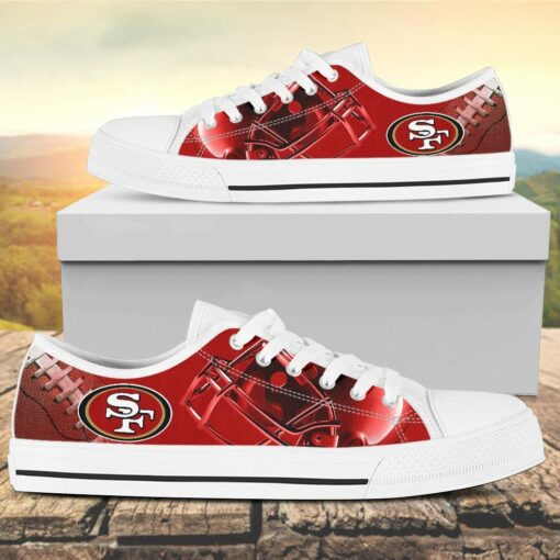 San Francisco 49ers Canvas Low Top Shoes