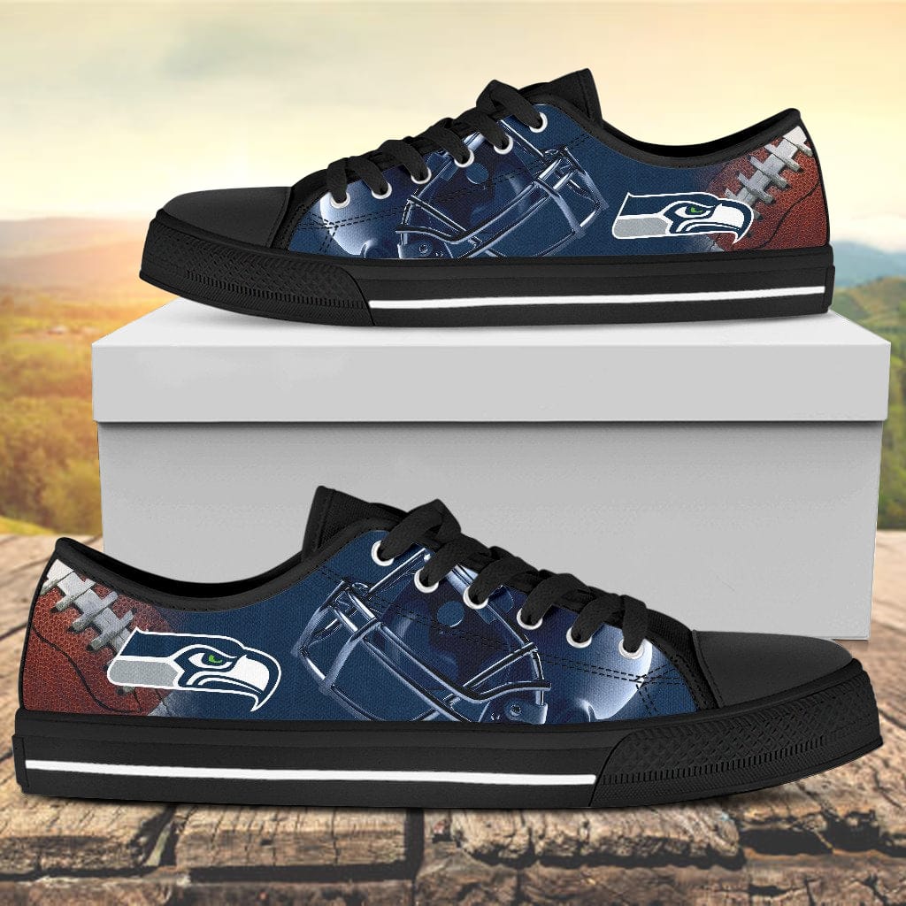 Seattle Seahawks Canvas Low Top Shoes
