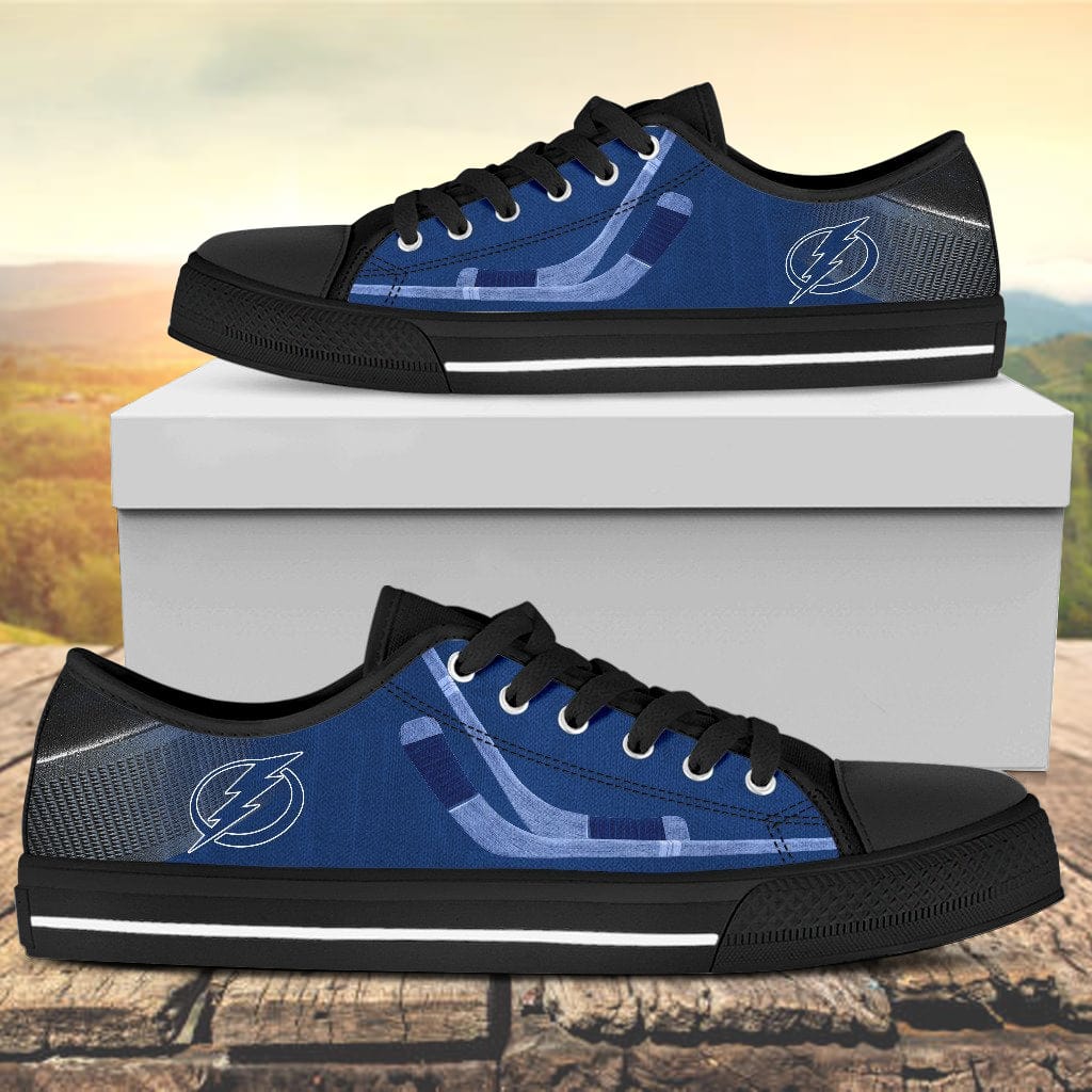 Tampa Bay Lightning Canvas Low Top Shoes
