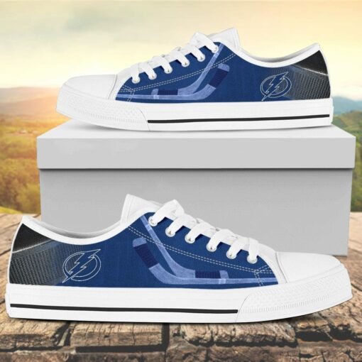 Tampa Bay Lightning Canvas Low Top Shoes