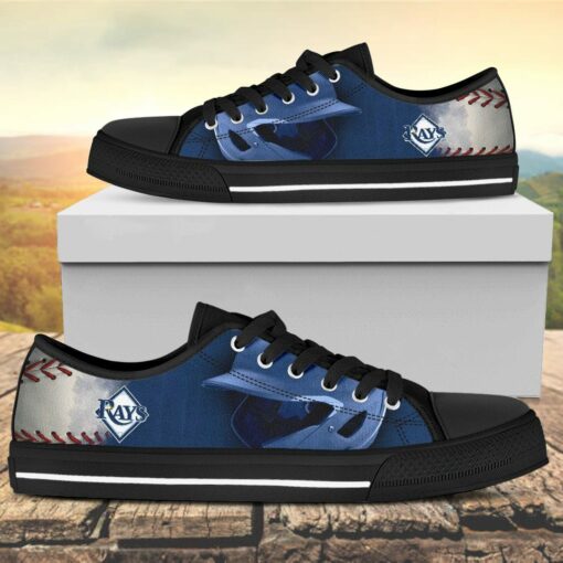 Tampa Bay Rays Canvas Low Top Shoes