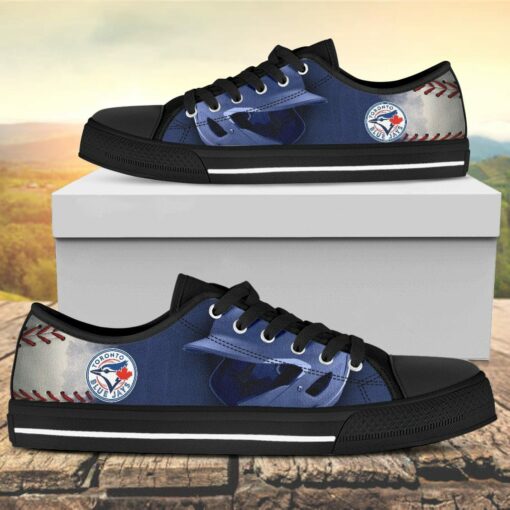 Toronto Blue Jays Canvas Low Top Shoes