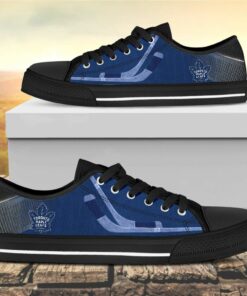 toronto maple leafs canvas low top shoes 1 yhnyq8