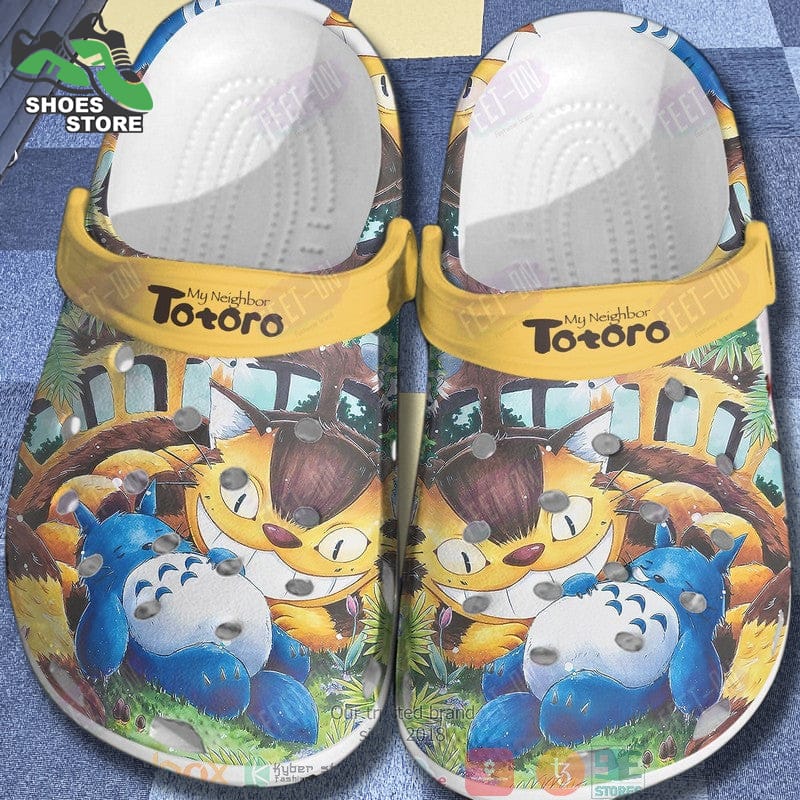 Anime My Neighbor Totoro Yellow Crocs Shoes