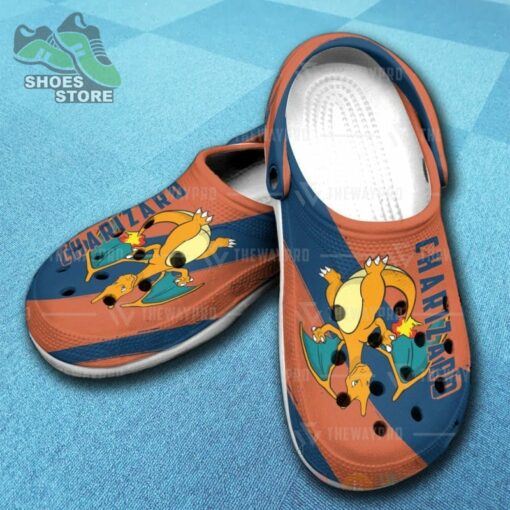 Anime Pokemon Charizard Inspired Crocs Shoes