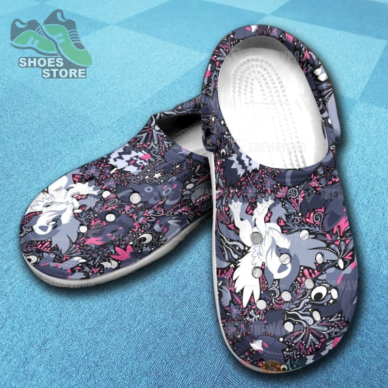 Anime Pokemon Dark Inspired Crocs Shoes
