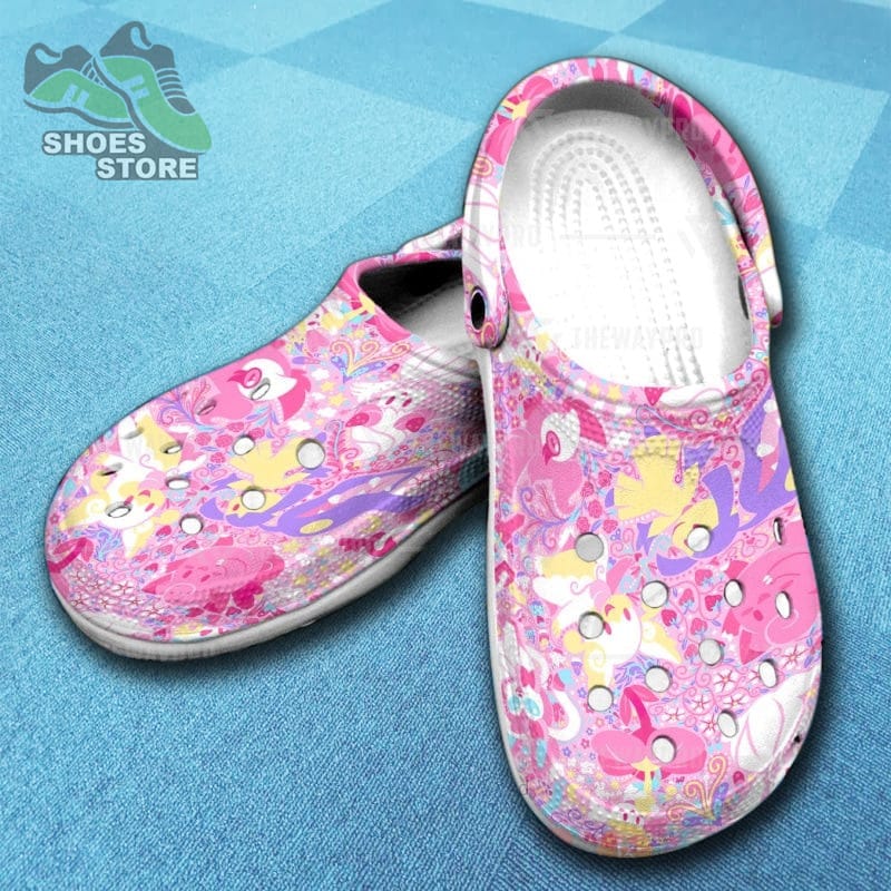 Anime Pokemon Fairy Inspired Crocs Clog Shoes
