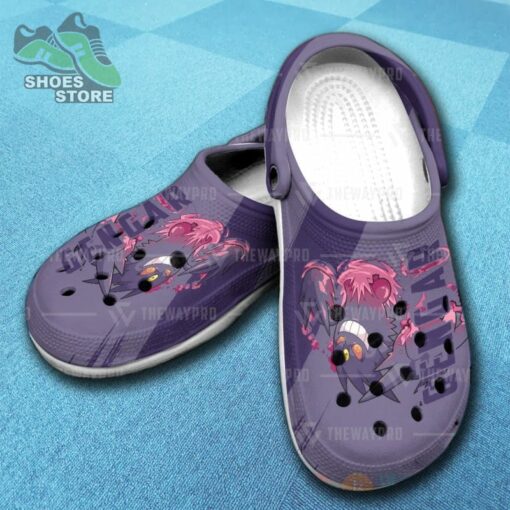Anime Pokemon Gengar Inspired Crocs Shoes