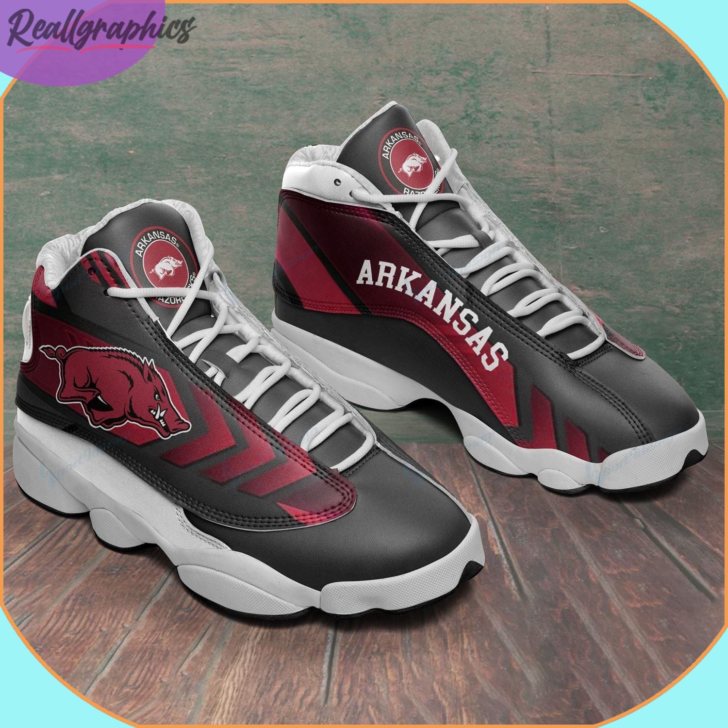 Arkansas Razorbacks Jordan 13 Sneakers