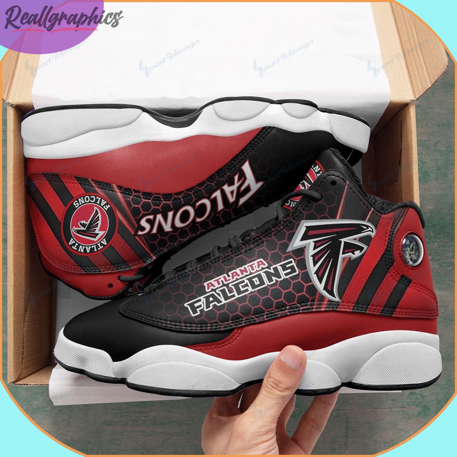 Atlanta Falcons Air Jordan 13 Sneakers