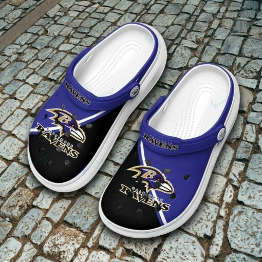 Baltimore Ravens Crocs Crocband Clogs