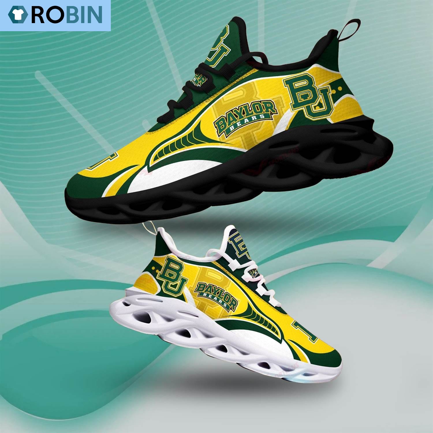 Baylor Bears Chunky Sneakers, NCAA Shoes Gift For Fans