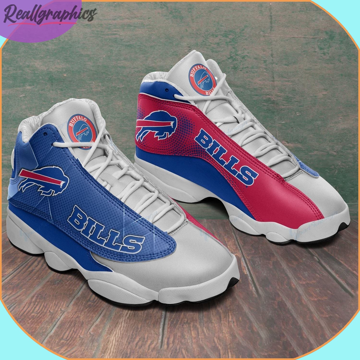 Buffalo Bills Football AJordan 13 Sneakers