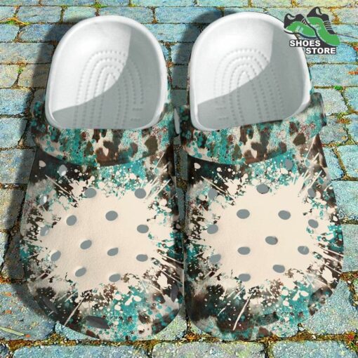 Camo Leopard Vibes Crocs Shoes Clogs For Brother Tie Dye Retro Military Crocs Shoes