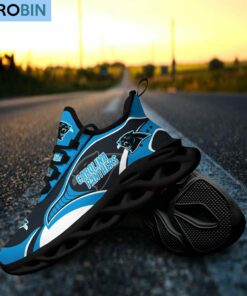Carolina Panthers Light Sports Shoes, NFL Gift For Fans