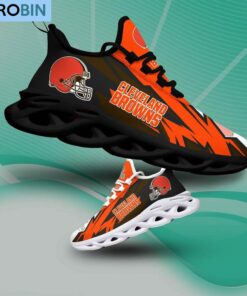 cleveland browns sneakers nfl gift for fan 1 mxoxnl